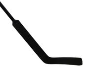 Bâton de hockey de glace de fibre de carbone de gardien de but résistance de moulage de fatigue de 1 morceau