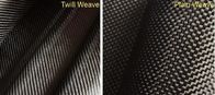 Tissu unidirectionnel d'habillement de fibre de carbone d'armure toile de tissu de fibre de carbone