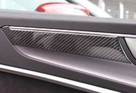 Brillant UV d'autocollants décoratifs de fibre de carbone modifié par intérieur d'Audi A6L