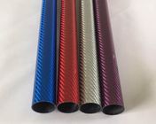 High Modulus Carbon Fiber Equipment Multi-Color Kevlar Aramid Carbon Fiber Tube Customised sizes