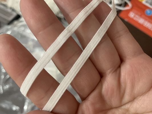 Ficelle tressée d'élastique de masque de pollution de l'appartement 3.0mm