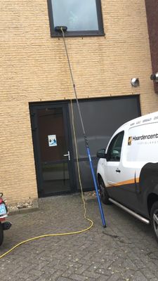 Produits télescopiques photovoltaïques de fibre de carbone de Polonais de nettoyage en verre